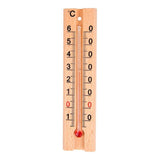 Pack De 6 Unidades - Termómetro Madera Sin Mercurio, 13,5 Cm