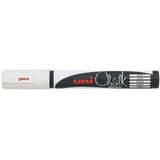 Pack De 6 Unidades Uni-Ball Pwe-5m Marcador De Tiza Liquida - Punta Conica 1.8-2.5mm - Borrado En Humedo - Resistente A
