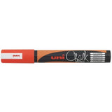 Pack De 6 Unidades Uni-Ball Pwe-5m Marcador De Tiza Liquida - Punta Conica 1.8-2.5mm - Borrado En Humedo - Resistente A