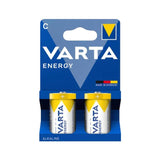 Pack De 6 Unidades Varta Energy Pila Alcalina C Lr14 Blister*2