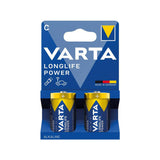 Pack De 6 Unidades Varta Longlife Power Pila Alcalina C Lr14 Blister*2