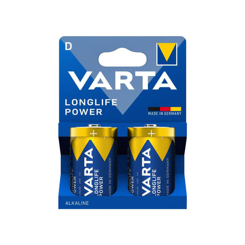 Pack De 6 Unidades Varta Longlife Power Pila Alcalina D Lr20 Blister*2