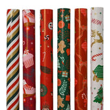 Pack De 60 Unidades - Papel Regalo Navideño, 200 X 70 Cm, Modelos Variados