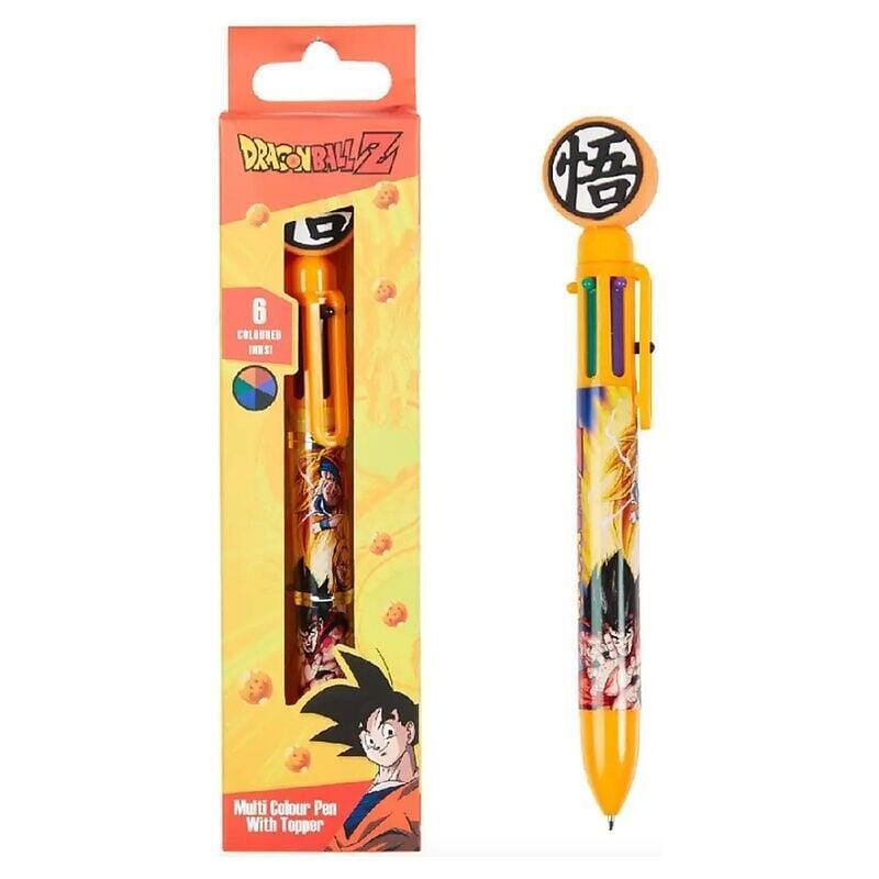 Pack De 8 Unidades - Boligrafo 6 Colores Dragon Ball Z