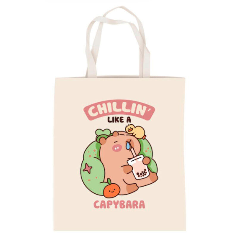 Pack De 8 Unidades - Bolsa Shopping Chillin Capibara