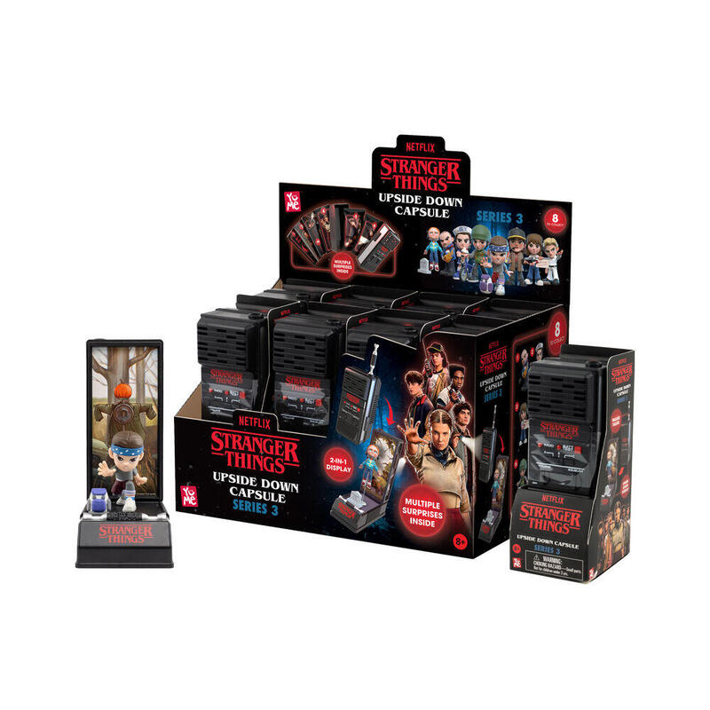 Pack De 8 Unidades - Capsula Walkie Talkie Figura Sorpresa Stranger Things Surtido