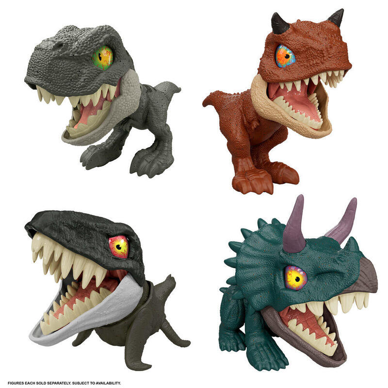 Pack De 8 Unidades - Dinosaurio Mighty Little Biter Jurassic World Surtido