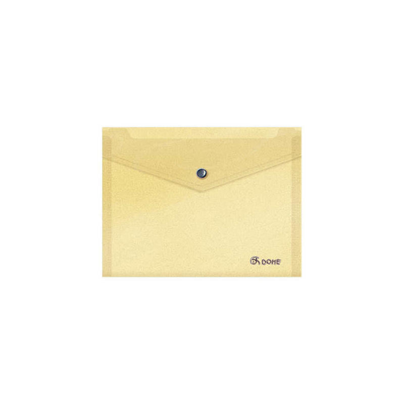 Pack De 8 Unidades Dohe Carpeta A5 Apaisada Con Cierre Broche Automatico - Fabricada En Polipropileno De 150 Micras -