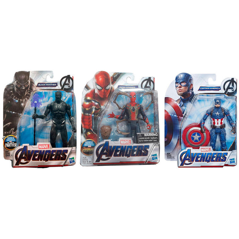 Pack De 8 Unidades - Figura Los Vengadores Avengers Marvel 15cm Surtido