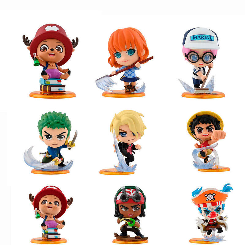 Pack De 8 Unidades - Figura Sorpresa Cosbi One Piece Surtido