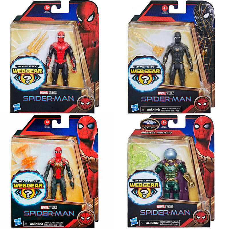 Pack De 8 Unidades - Figura Spiderman Marvel 15cm Surtido
