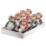 Pack De 8 Unidades - Muñeco Bebe Mono Surtido