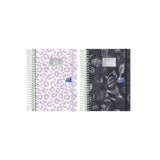 Pack De 8 Unidades Oxford Dream Tech Agenda Escolar Con Espiral - Castellano - Tapa Extradura - Formato Octavo - Dia