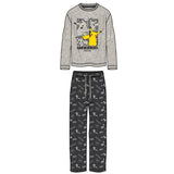 Pack De 8 Unidades - Pijama Pikachu Pokemon Adulto Algodon