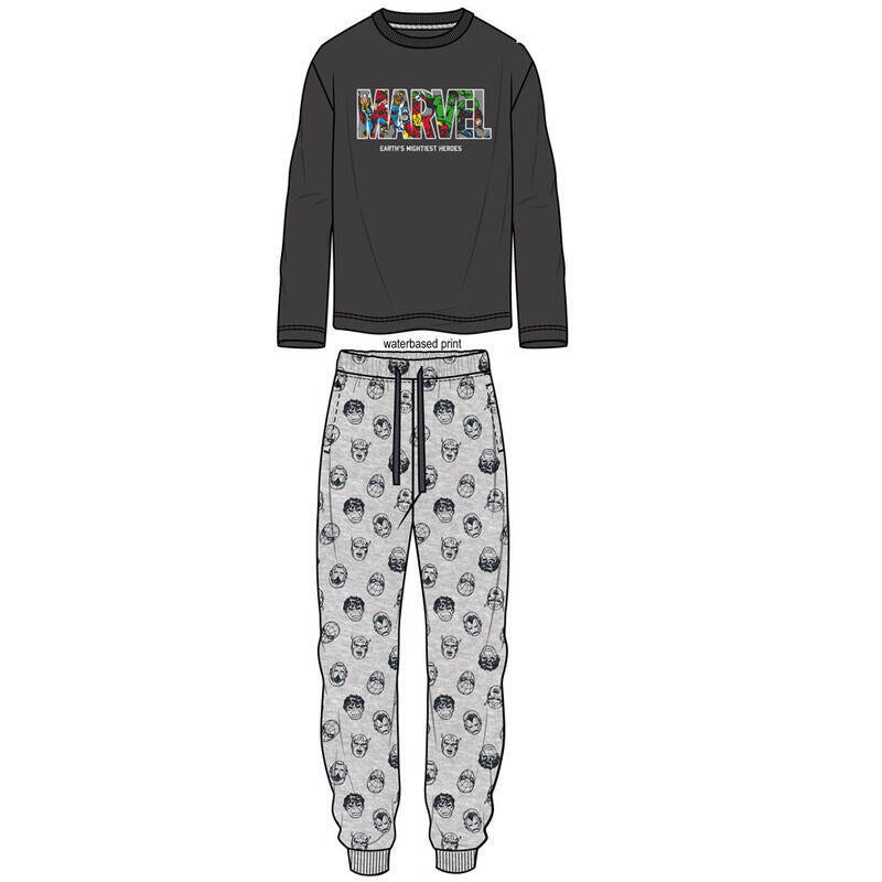 Pack De 8 Unidades - Pijama Vengadores Avengers Marvel Adulto Algodon