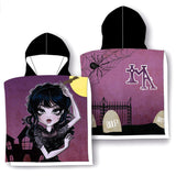 Pack De 8 Unidades - Poncho Toalla Niña Gotica Algodon
