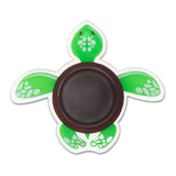 Pack De 8 Unidades - Tope De Pared Adhesivo Tortuga Verde Inofix