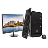 Pack Pc Para Oficina I5 Gen10 Completo Más Monitor Aoc M247swh 23.6" Fhd