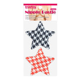 Pack Pezoneras Estrella Rojo Y Negro