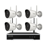 Pack Promo Nvr Ip 4ch 4mp + 4 Cámaras Bullet Ip 2mp Wifi Hikvision