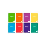 Pacsa Libreta Noventagramos 48 Hojas Liso Cartulina Plastificada A5+ 90gr 8 C/Surtidos -6u-