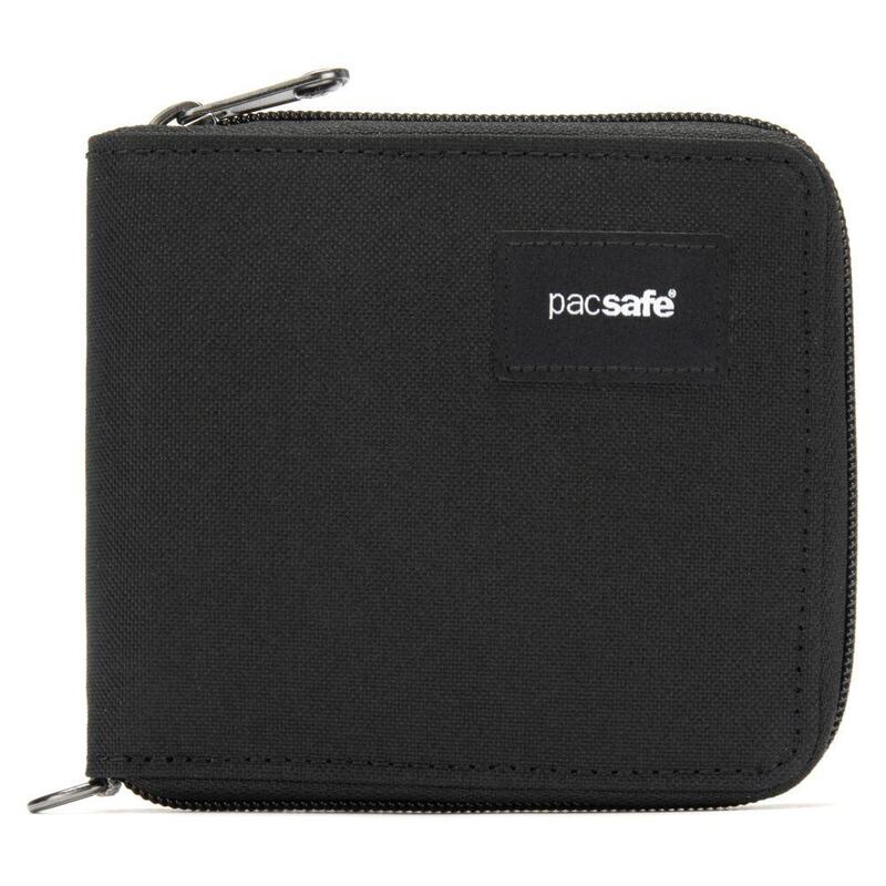 Pacsafe Rfidsafe Zip Around Wallet Schwarz