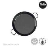 Paellera Esmaltada Para Induccion Y Vitroceramica Ø32cm (5 Personas). Vaello