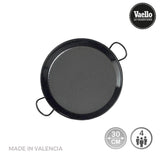 Paellera Tradicional Acero Esmaltado Ø30cm (4 Personas). Vaello