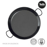 Paellera Tradicional Acero Esmaltado Ø60cm (20 Personas). Vaello