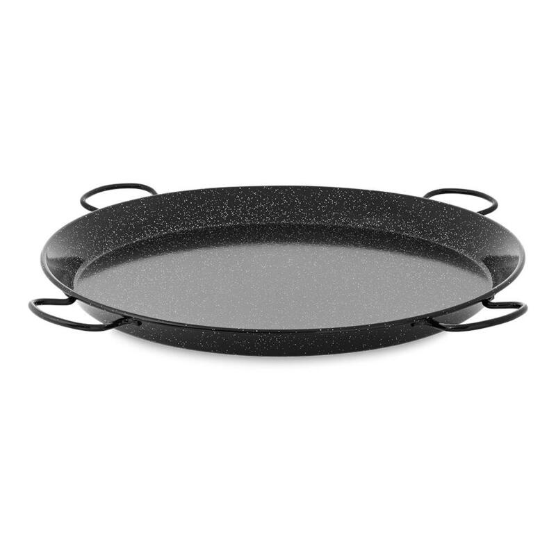 Paellera Valenciana De Acero Esmaltado Ø80cm (40 Personas) Vaello