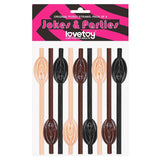 Pajita De Vagina Pack De 9