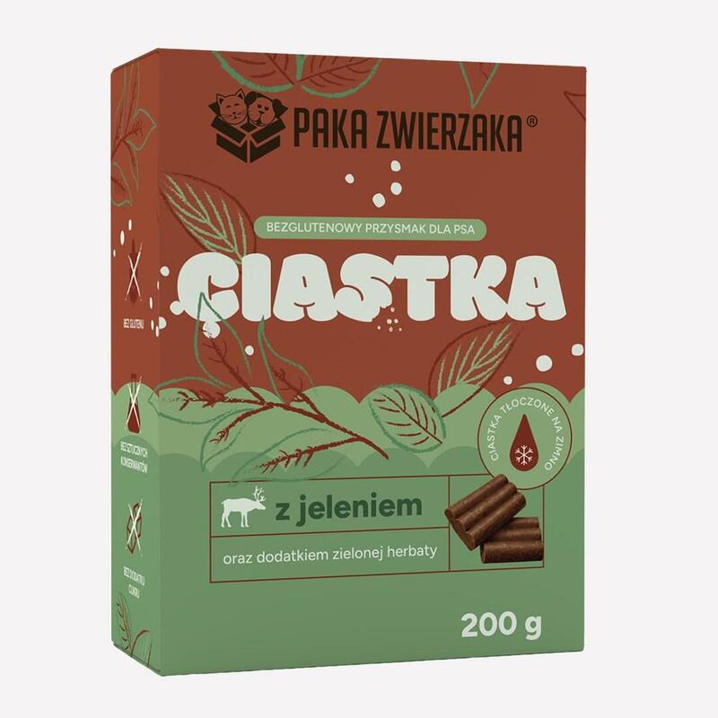 Paka Zwierzaka Jelen Zielona Herbata Przysmak 200g