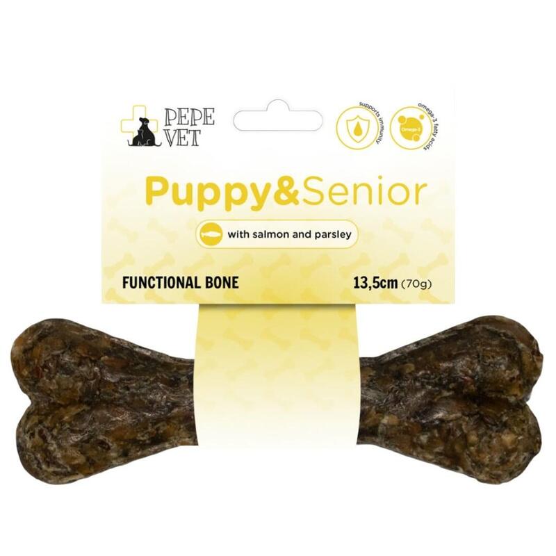 Paka Zwierzaka Pepe Vet Puppy&Senior - Premio Para Perros - 13,5cm