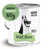 Paka Zwierzaka Pepe Wild Boar - Comida Húmeda Para Perros - 800g