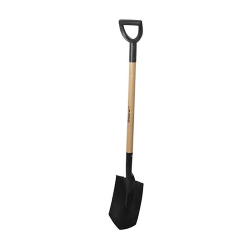Pala Con Punta Para Jardin Mango De Madera Y Acero De Carbono 114cm