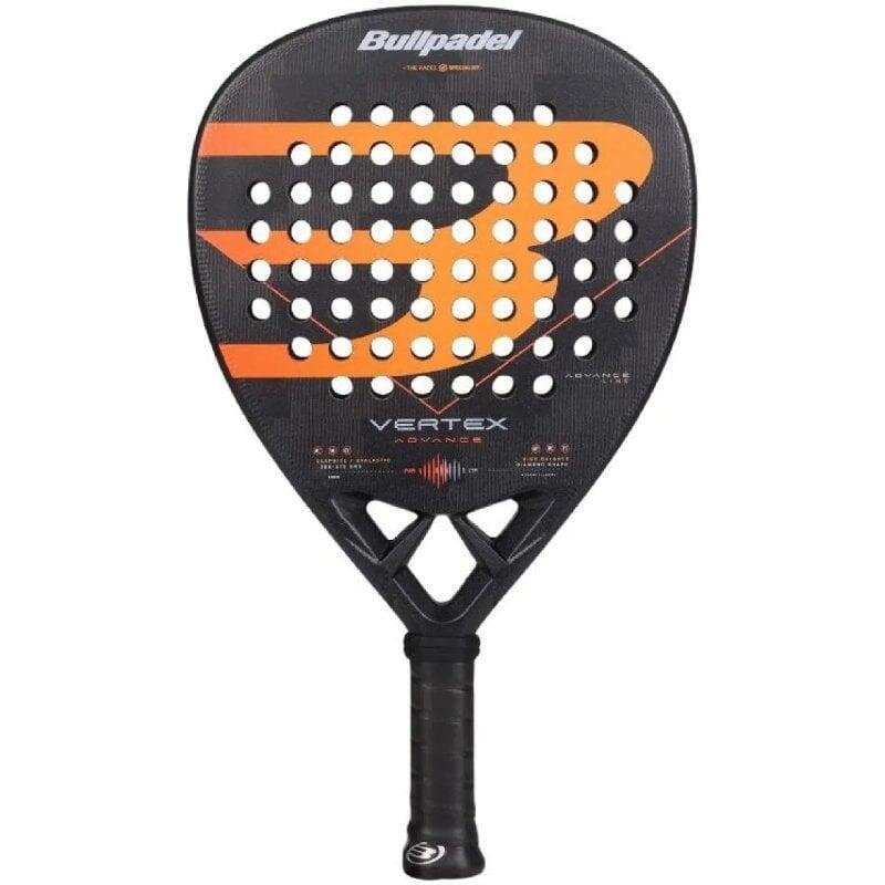Pala De Pádel Bullpadel Vertex Advance 2026 Negra Y Naranja