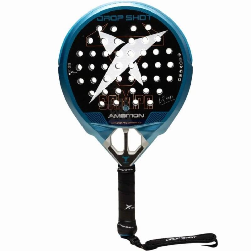 Pala De Pádel Drop Shot Explorer Pro Confort 2.0 2026 (Lucas Campagnolo) Azul Y Negro