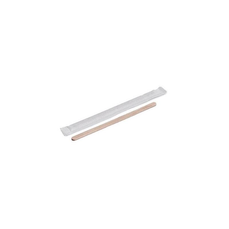 Paletina De Madera 9x0,5cm En Funda De Papel Individual -Caja 250u-