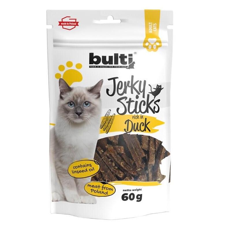 Bulti Jerky Sticks Bogate W Kaczke Przysmak Dla Kota 60g