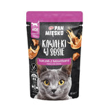 Pan Miesko Kawalki W Sosie Kurczak Z Krewetkami (Dorosly) - Karma Mokra Dla Kota - 85g