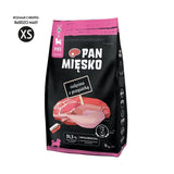 Pan Miesko Veal With Quail Xs - Dry Food For Puppies - 9kg