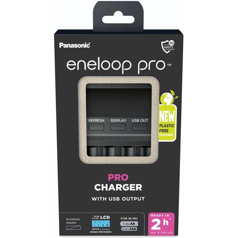 Panasonic Eneloop Lcd Pro Charg. Bq-Cc65 Erp Without Batteries