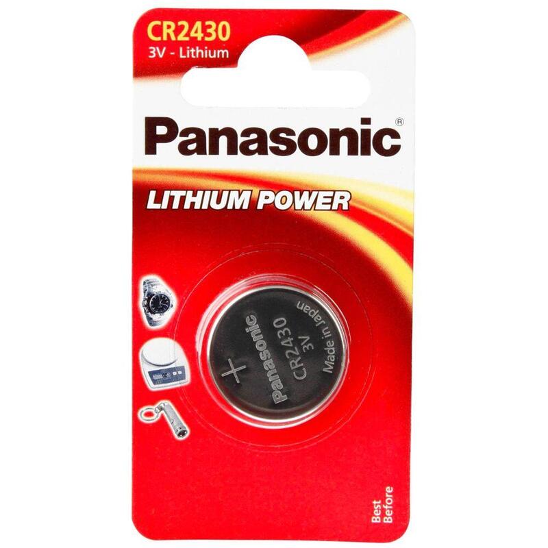 Panasonic Pila De Botón Lithium Cr2430 3v Blister (1-Pack) Cr-2430el/1b