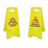 Panel Amarillo Precaucion Suelo Mojado 62cm Al. Normaluz