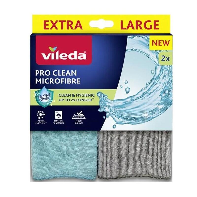 Paño Universal Con Enzimas Vileda Pro Clean 2 Pcs.