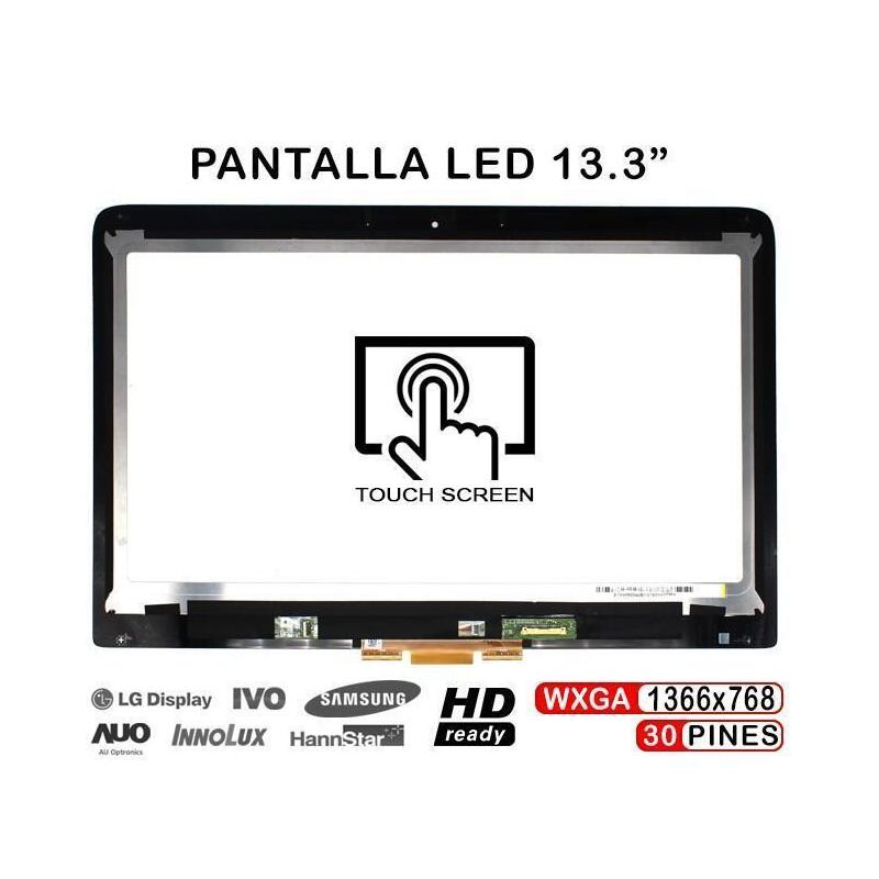 Pantalla 13.3" Con Táctil Para Portátil Hp Pavilion X360 13-S021 Lp133wh2(Sp)(B2)