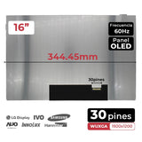 Pantalla Oled De 16" Para Portátil Atna60Kj01-0 30 Pines