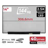 Pantalla Led De 14" Para Asus Rog Zephyrus G14 Ga402N Ga402R | Ne140Qdm-Nx4 144Hz