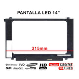 Pantalla Brillo Led De 14" Para Portátil Nt140whm N44 Nt140whm N44 V8.0 315mm