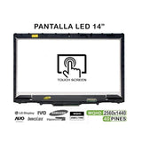 Pantalla Completa Con Táctil De 14" Para Portátil Lenovo Thinkpad X1 Qhd Lp140qh1 Sp E1